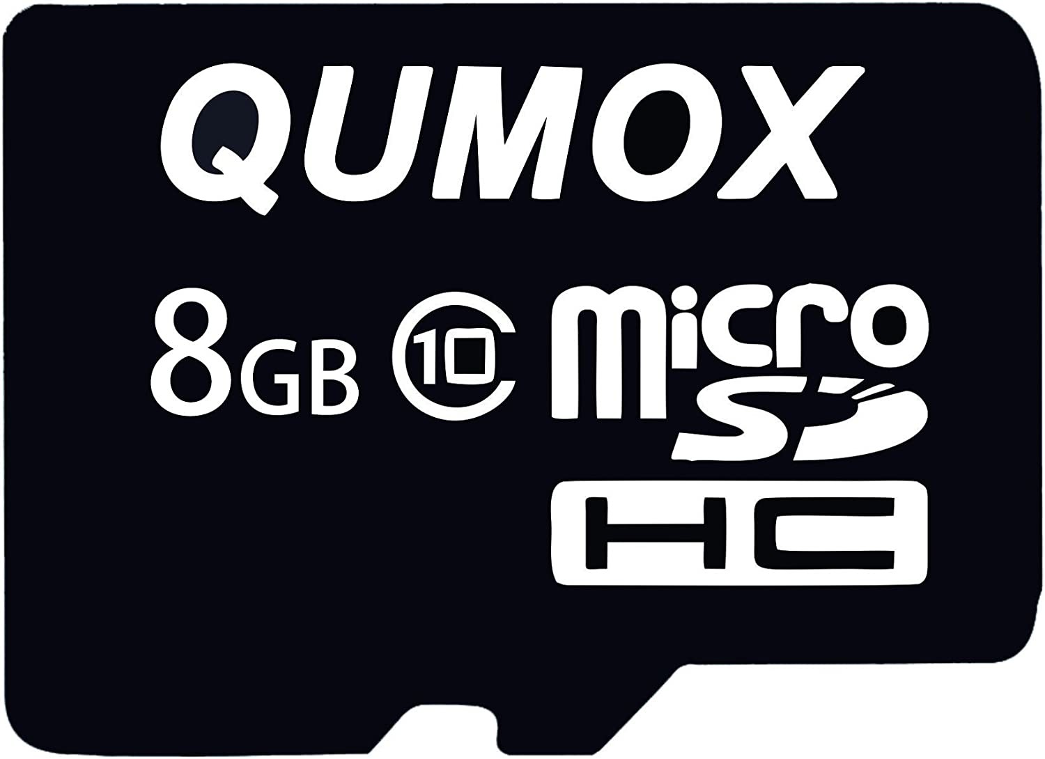 QUMOX 8GB 8 GB Micro SD HC SDHC Flash Memory Card Class 10 TF