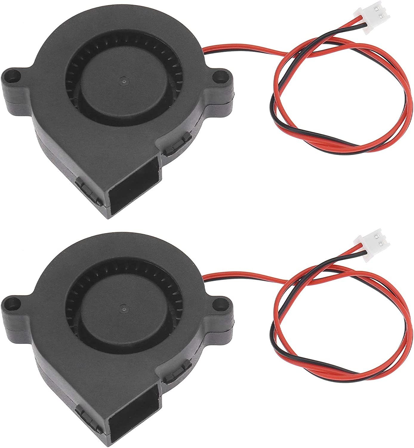 2Pcs Blower Radial Cooling Fan for 3D Printer Humidifier Aromatherapy – 50X15Mm (24V 7000 RPM)