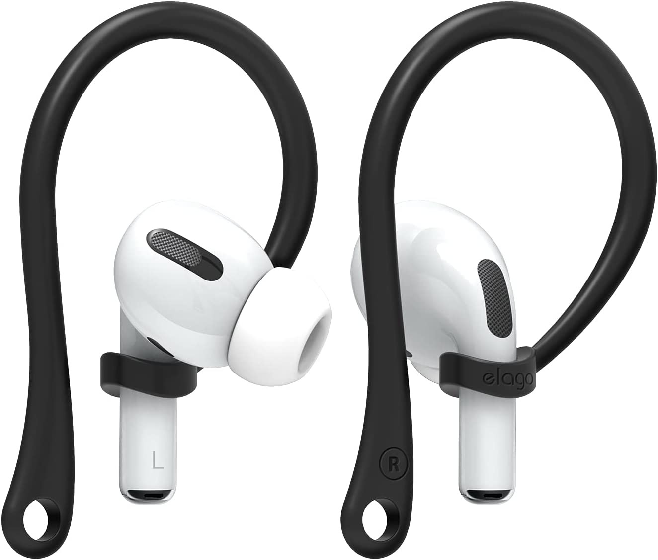 Elago Ear Hooks Compatible with Airpods Pro 2, Compatible with Airpods Pro 1, Compatible with Airpods 3 & 2 & 1 [US Patent Registered] (White)