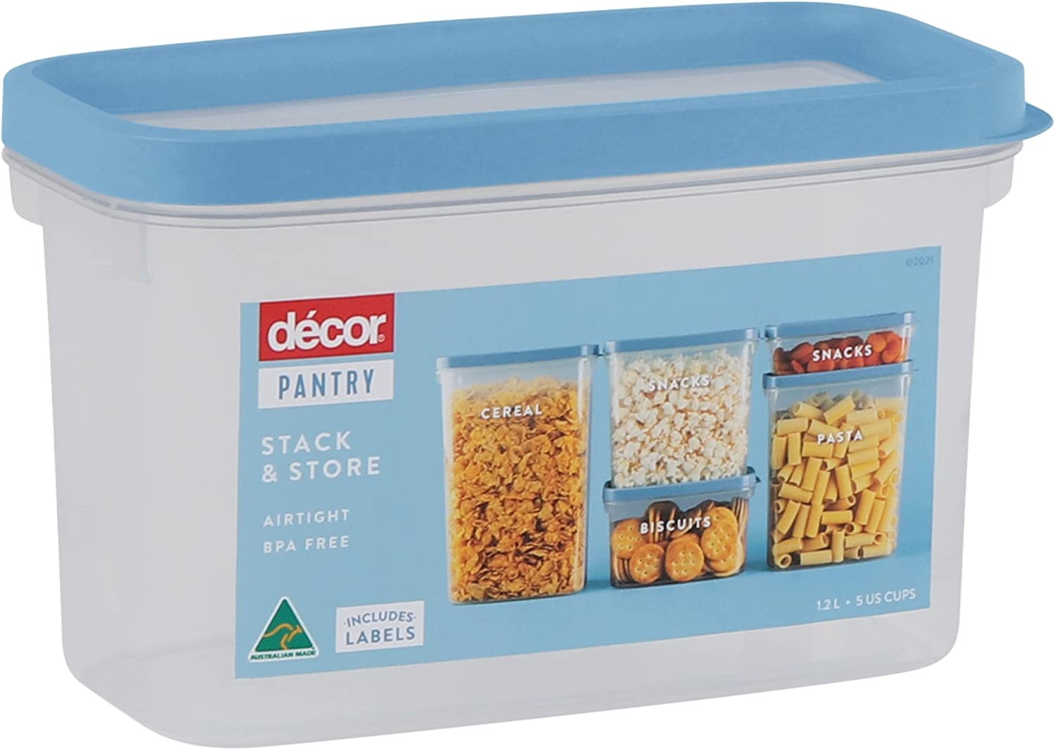 Decor Pantry Stack & Store Oblong, 1.2 Litre Capacity