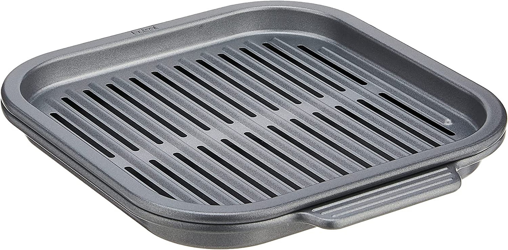 Instant Vortex Official Nonstick Grill Pan, 2-Piece, Gray