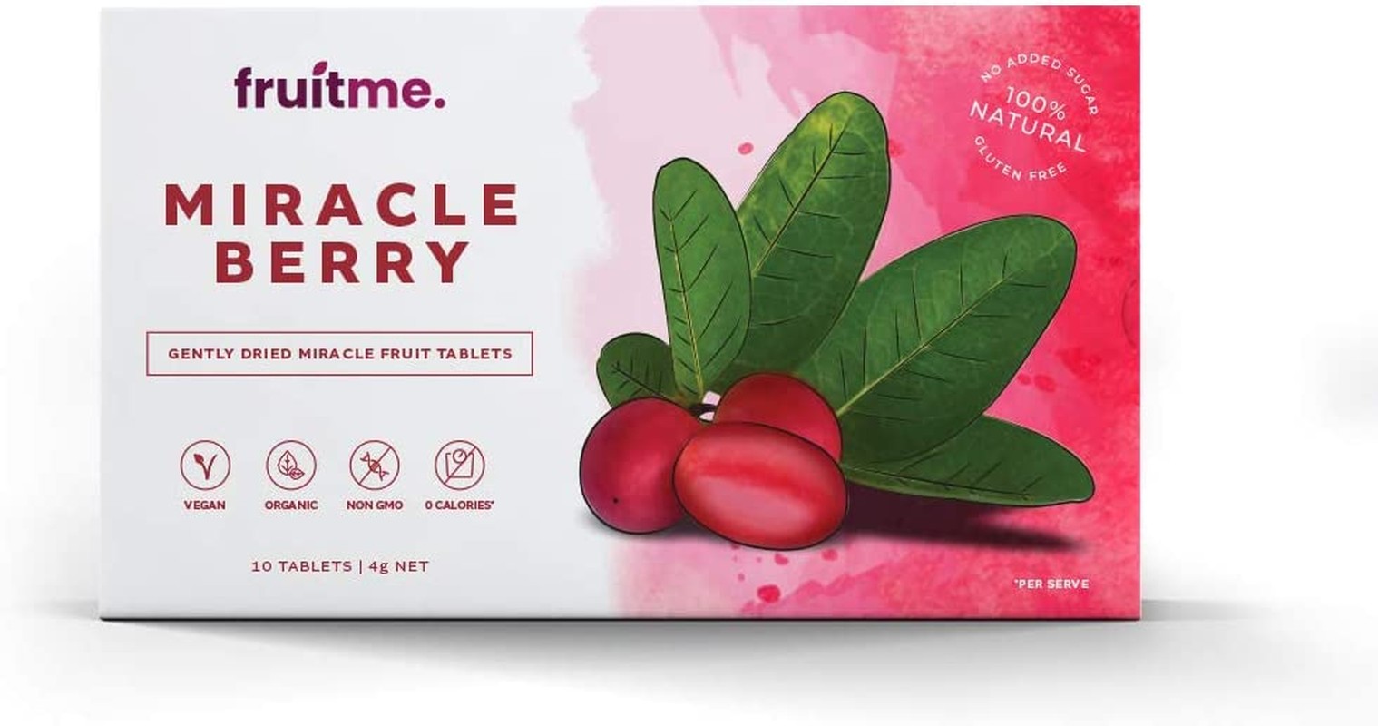 Miracle Berry Tablets 10 Pack – 10 Gently Dried Miracle Fruit Tablets – Sweeten Those Sour Moments with Unique Taste Changing Magic Fruit Pills