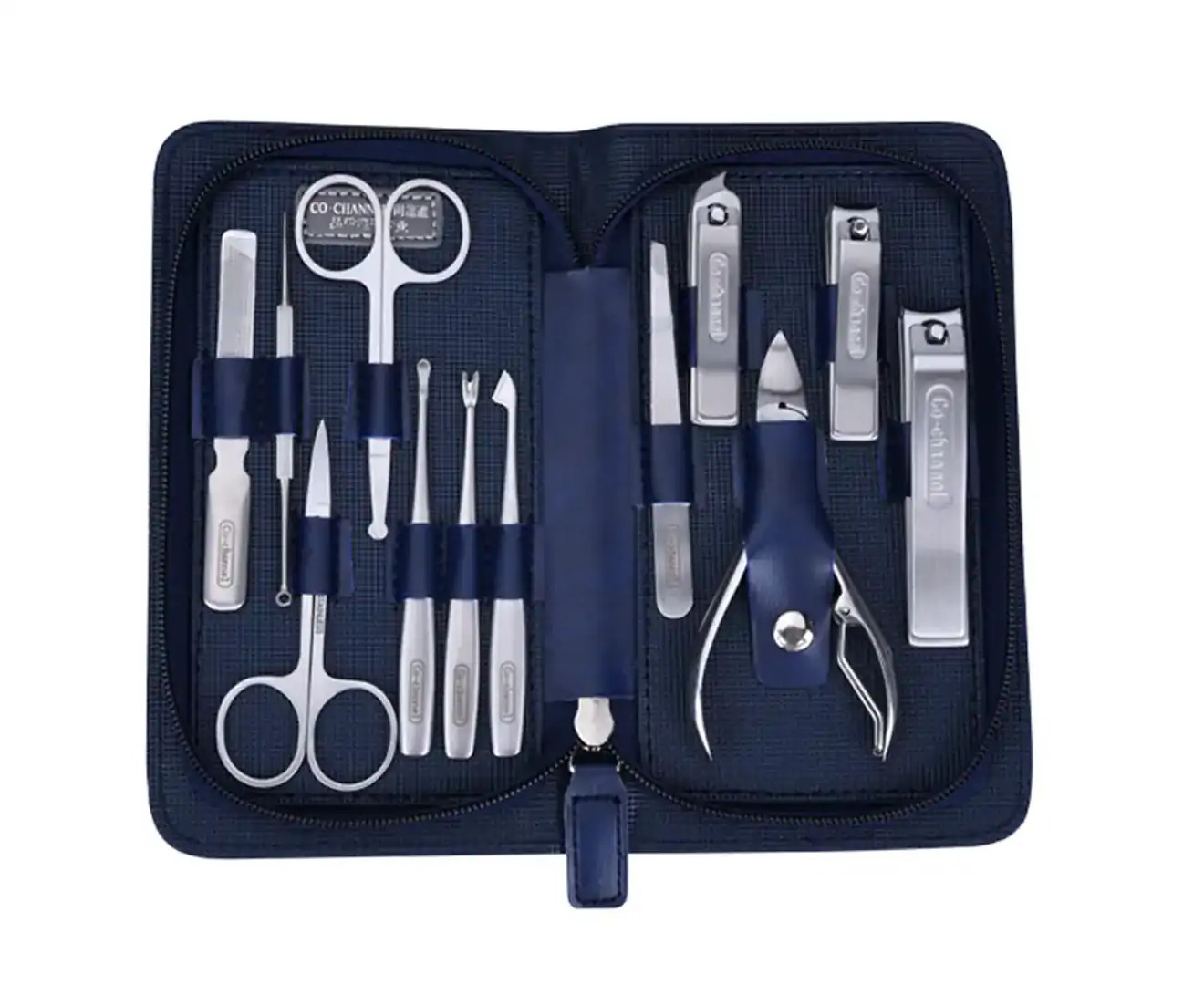 Dhrs Quality Manicure Pedicure Grooming Kit Set for Professional Finger & Toe Nail Care Scissors Clipper Case in Gift Box