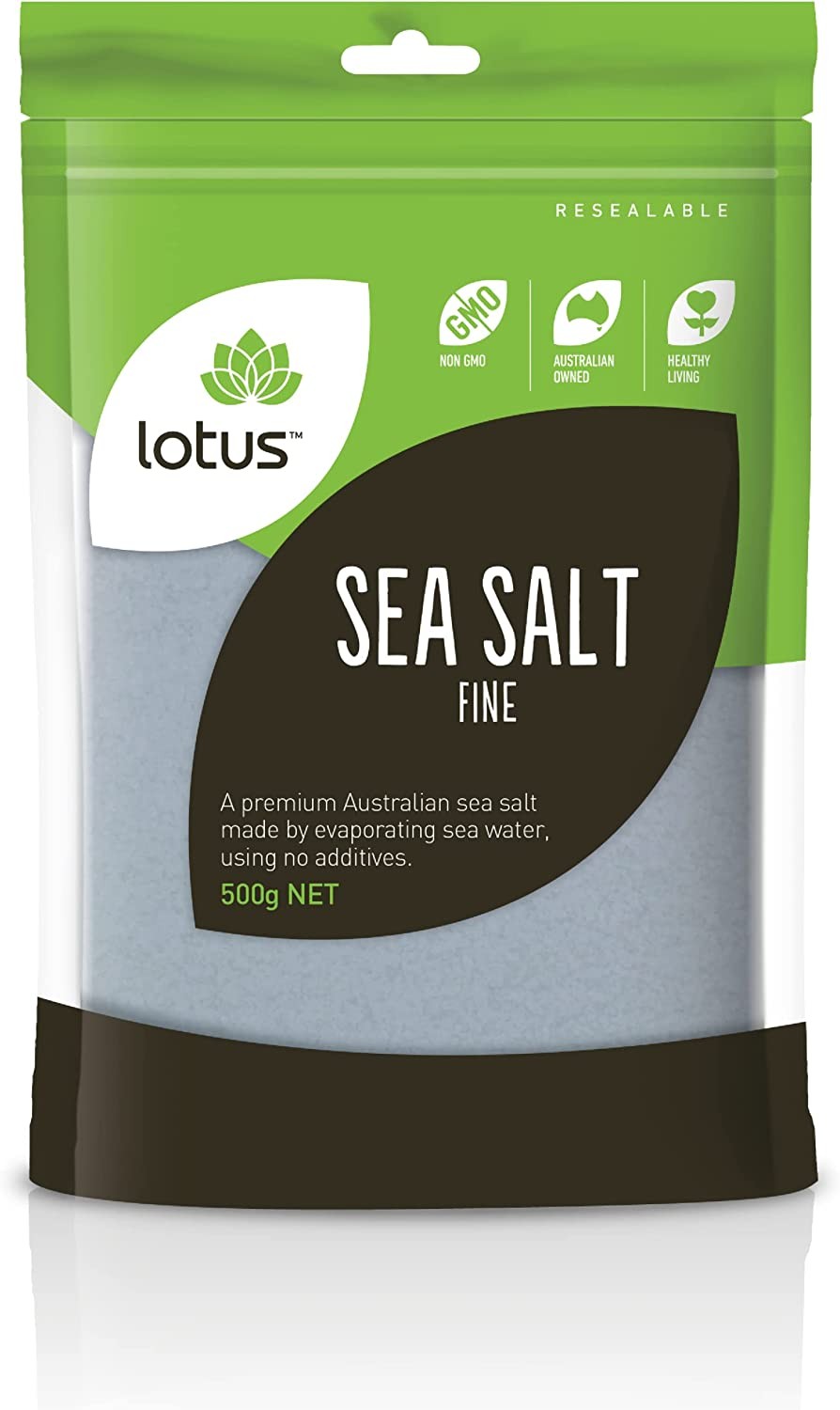 Lotus Fine Sea Salt 500 G, 500 G