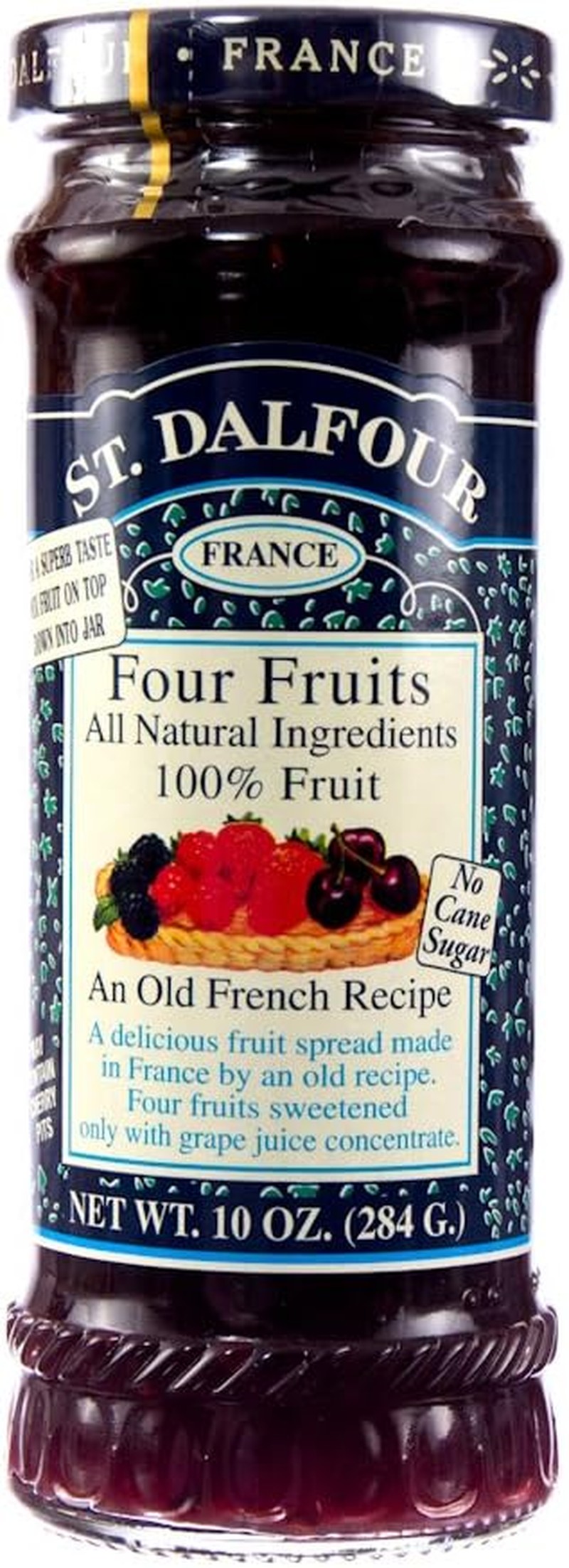 St Dalfour Four Fruits Fruit Spread 284 G