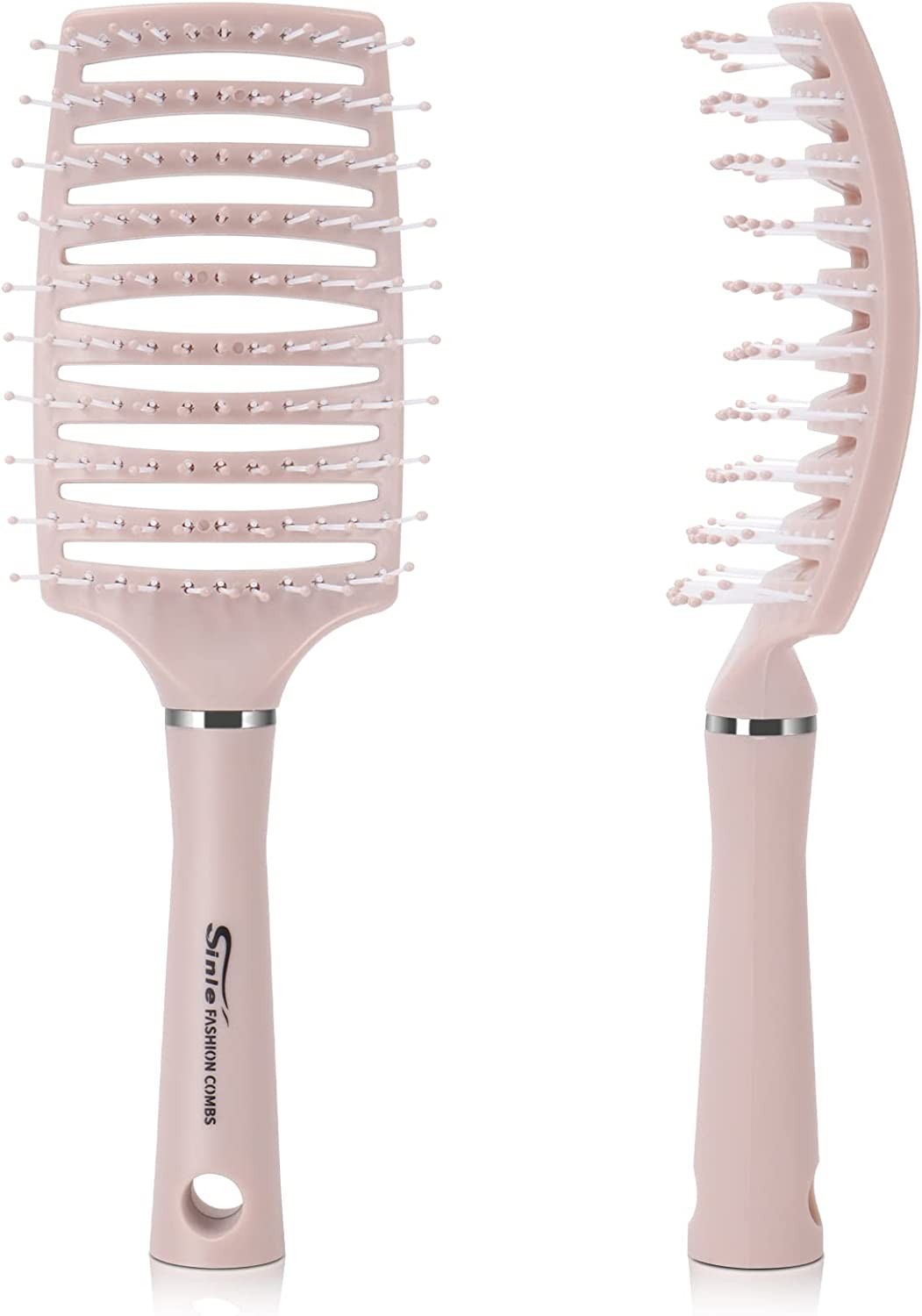 BEWAVE Hair Brush, Curved Vented Brush for Blow Drying, Detangling Brush for Women, Men Wet Dry Curly Thick Straight Hair