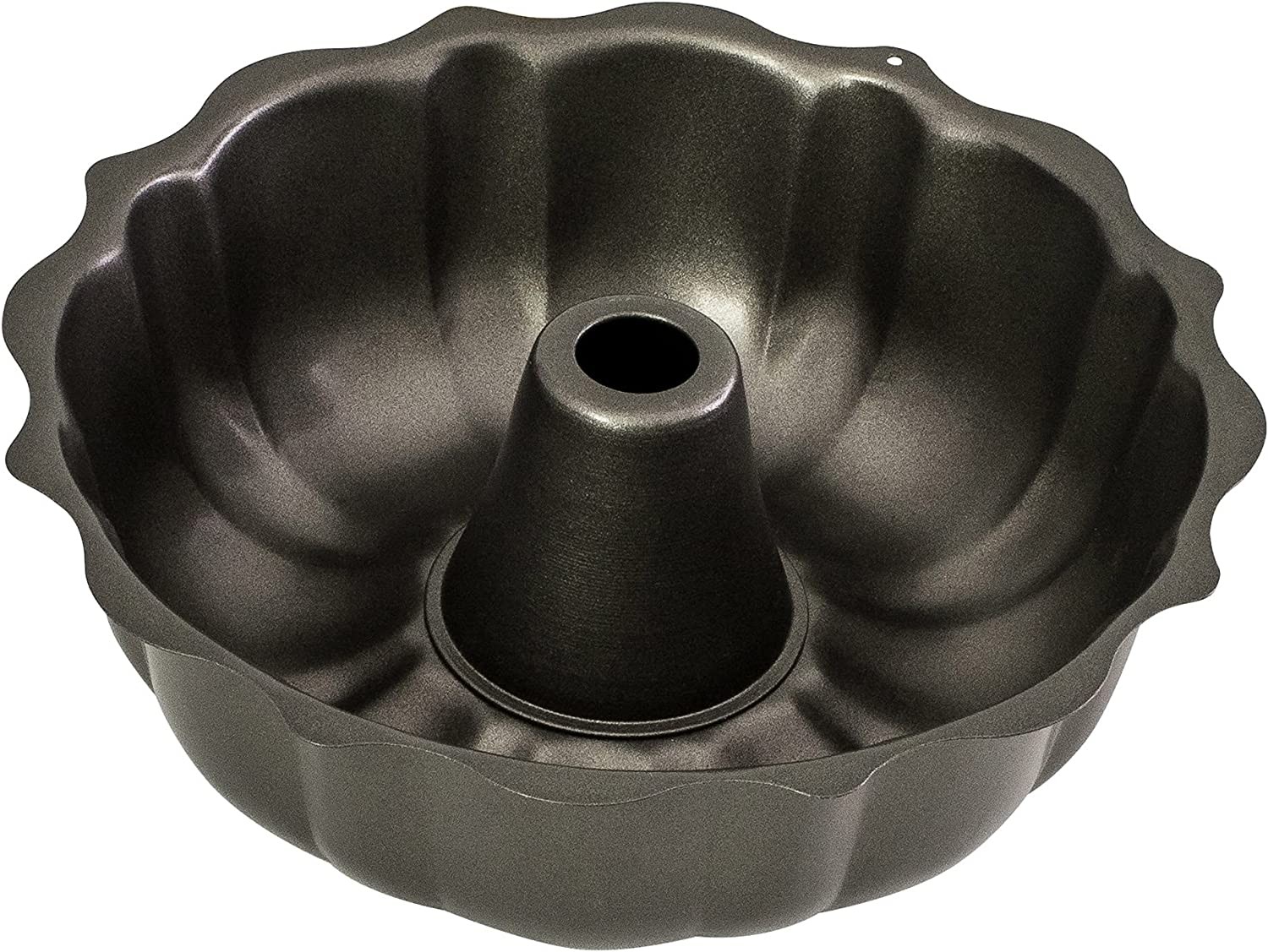 Bakemaster Cake Pan Non-Stick Fluted Ring Cake Pan, Grey, 40041 18 Cm*27 Cm* 27 Cm