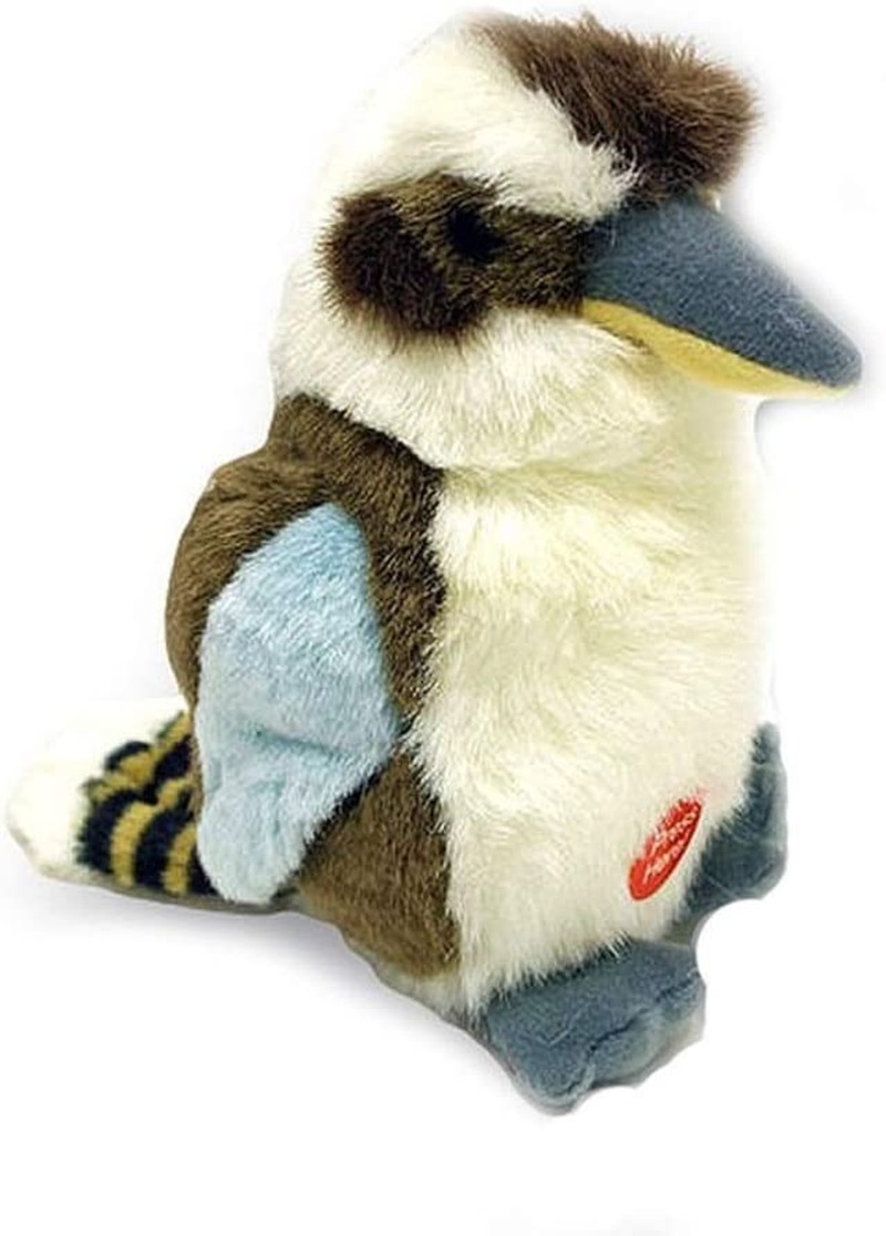 Wild Republic Blue Winged Kookaburra Plush with Authentic Bird Calls, Stuffed Animal, Plush Toy, Australian Birds, Birds with Sound, 6″