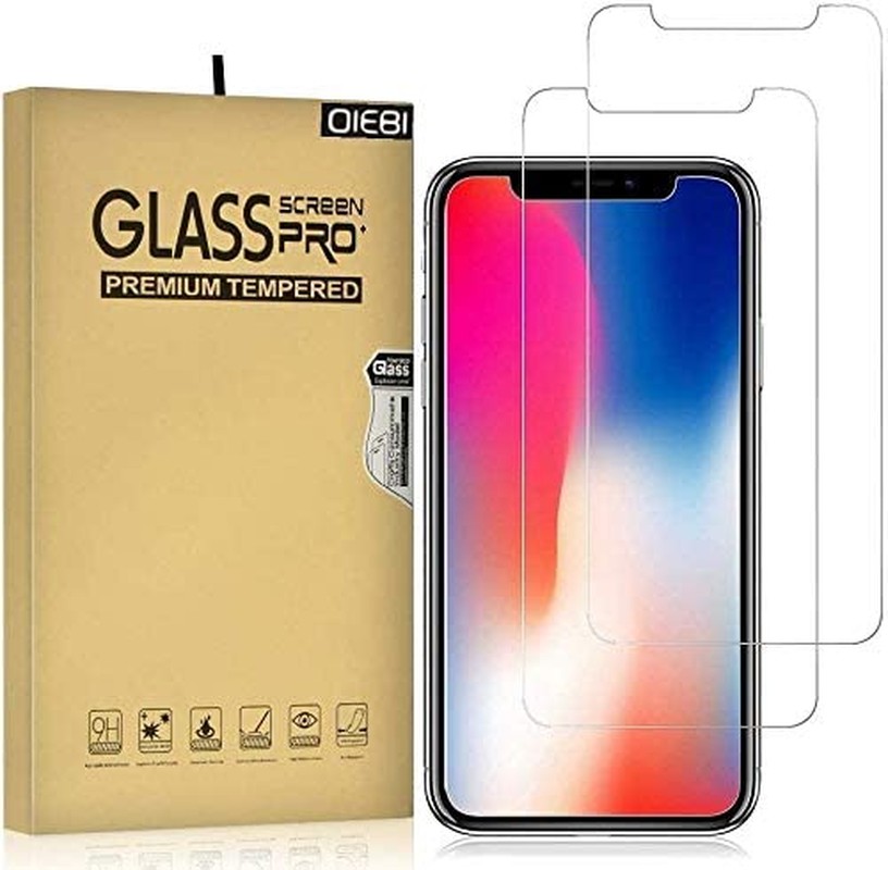 DIEBI Iphone 12 Pro/Iphone 12 6.1 Inch Screen Protector, 2-Pack Temper Glass Screen Protector for Iphone 12 Pro/Iphone 12 6.1 Inch, 9H Hardness Crystal Clear Scratch Resistant Easy Installation