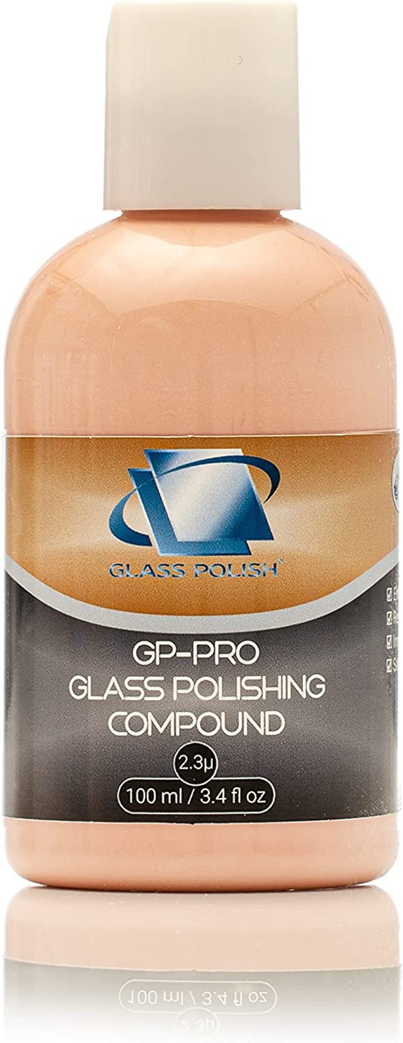 Glass Polish 14054 GP-PRO Glass Polishing Compound for Professional Polishing of All Glass Surfaces – 2.3 Microns – 100Ml