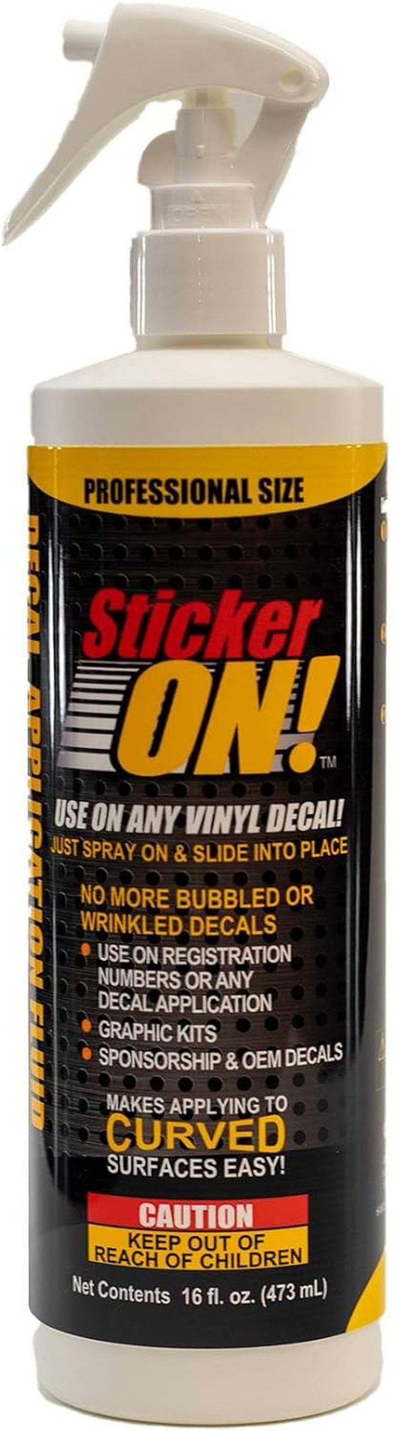 Hardline Products 963 Sticker-On! Decal Application Fluid, 16 Ounces