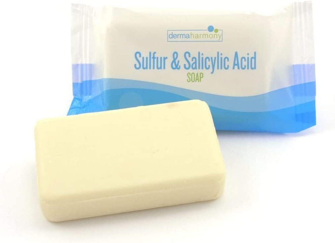 Dermaharmony Sulfur and Salicylic Acid Bar Soap – 3.7 Oz (1 Bar)