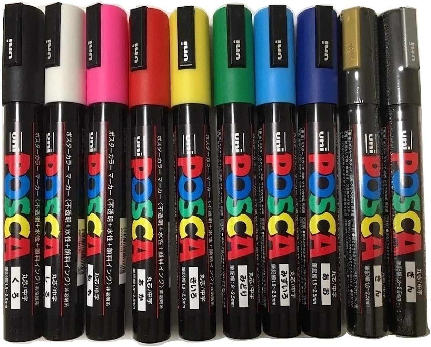 Posca Colouring – PC-5M – Pack of 10 Colours