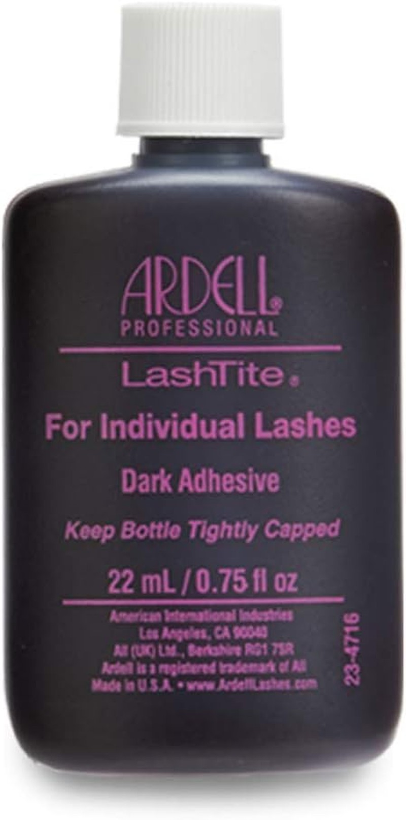 Ardell Lashtite Adhesive for Individual Lashes, Dark, 22 Ml (130430)