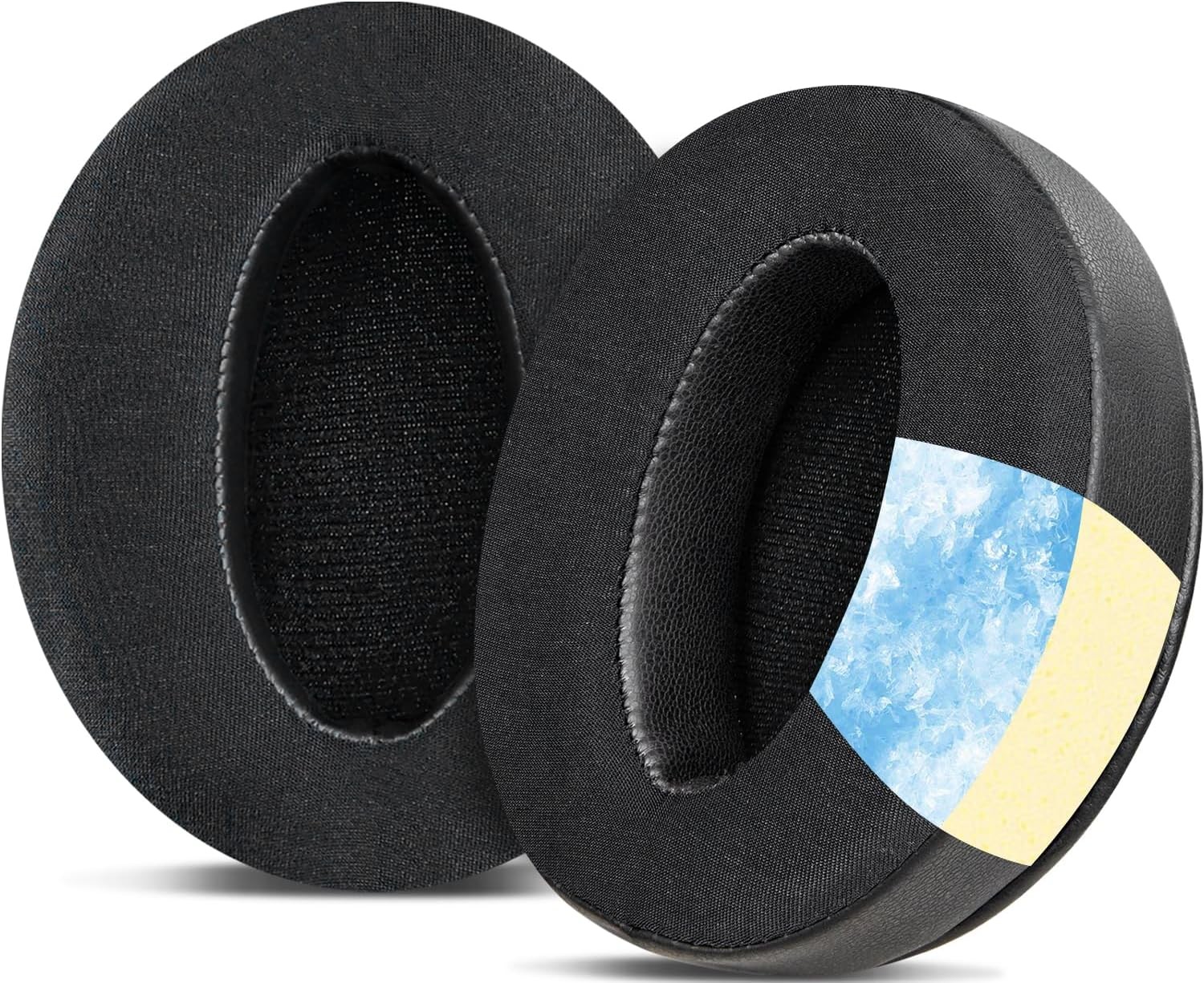 SOULWIT Cooling-Gel Ear Pads Cushions Replacement, Earpads for Sennheiser HD4.50, HD4.50BT, HD 4.50BTNC, HD4.50SE, HD4.40BT, HD4.30G, HD4.20S, HD458BT, HD450, HD 450BT, HD400S, HD350BT Headphones