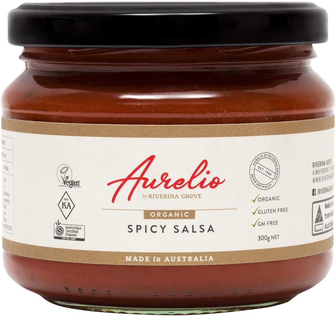 Aurelio Organic Spicy Salsa 300 G