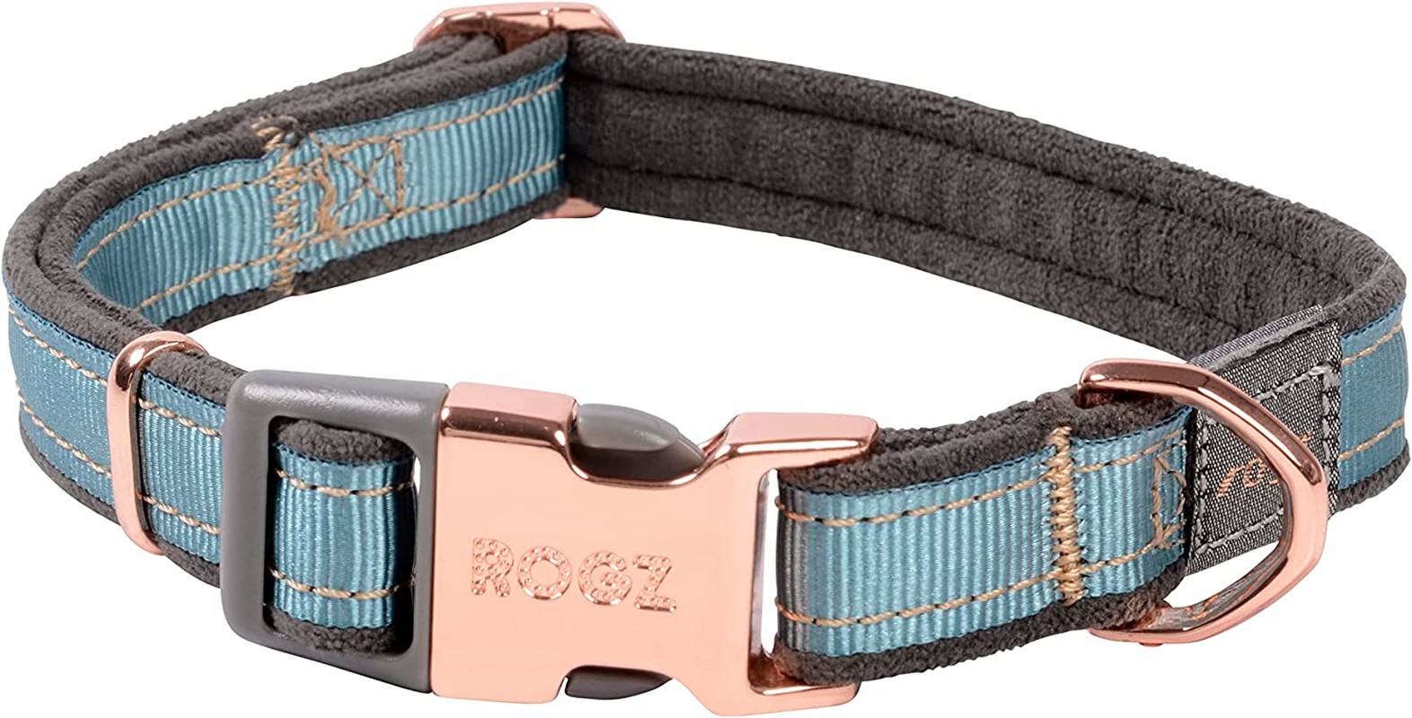 Rogz Classic Urban Dog Collar Turquoise Small