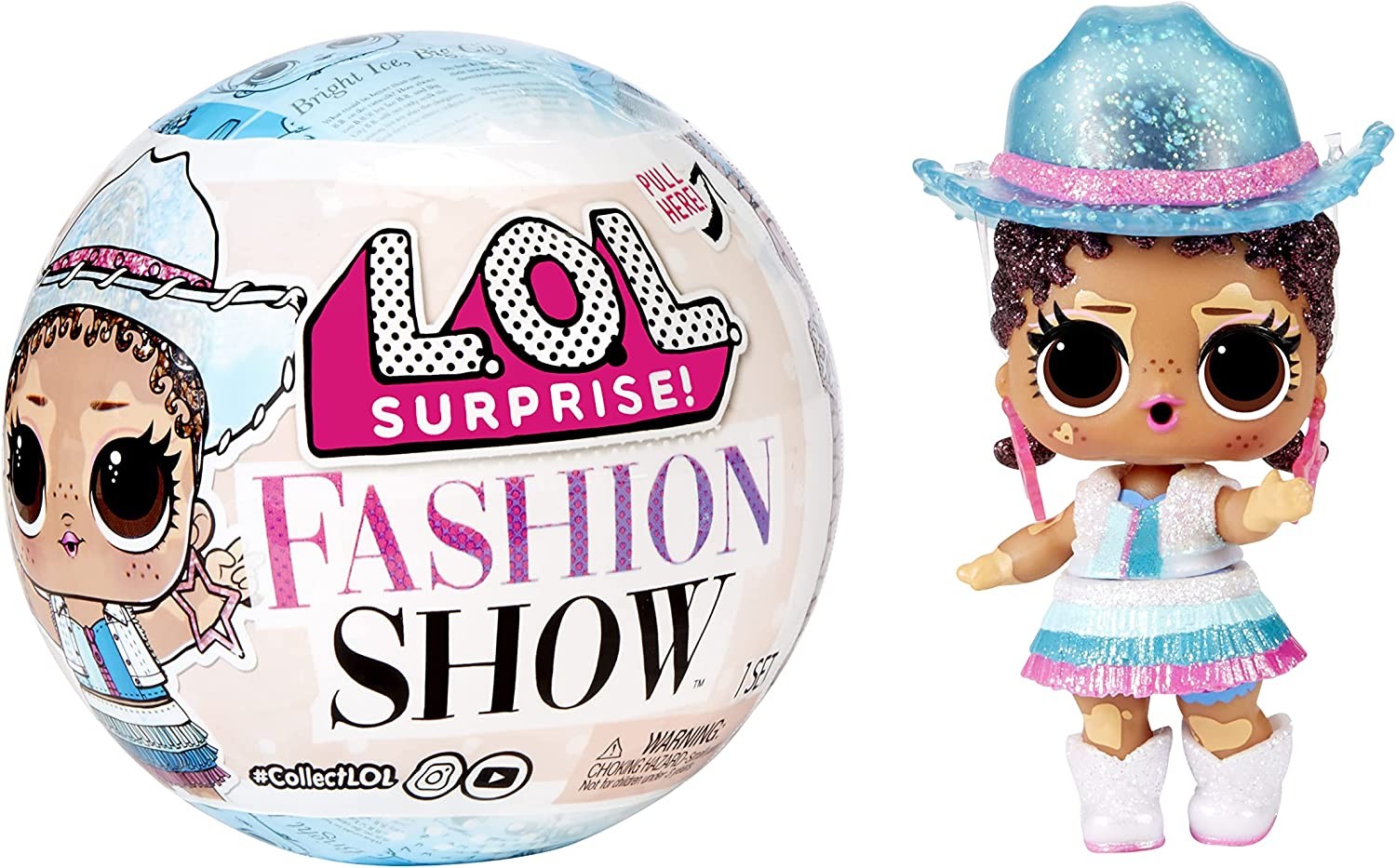 L.O.L. SURPRISE! Fashion Show Dolls in Paper Ball with 8 Surprises, Accessories, Collectible Doll, Paper Packaging, Fashion Theme, Fashion Toy Girls Ages 4+