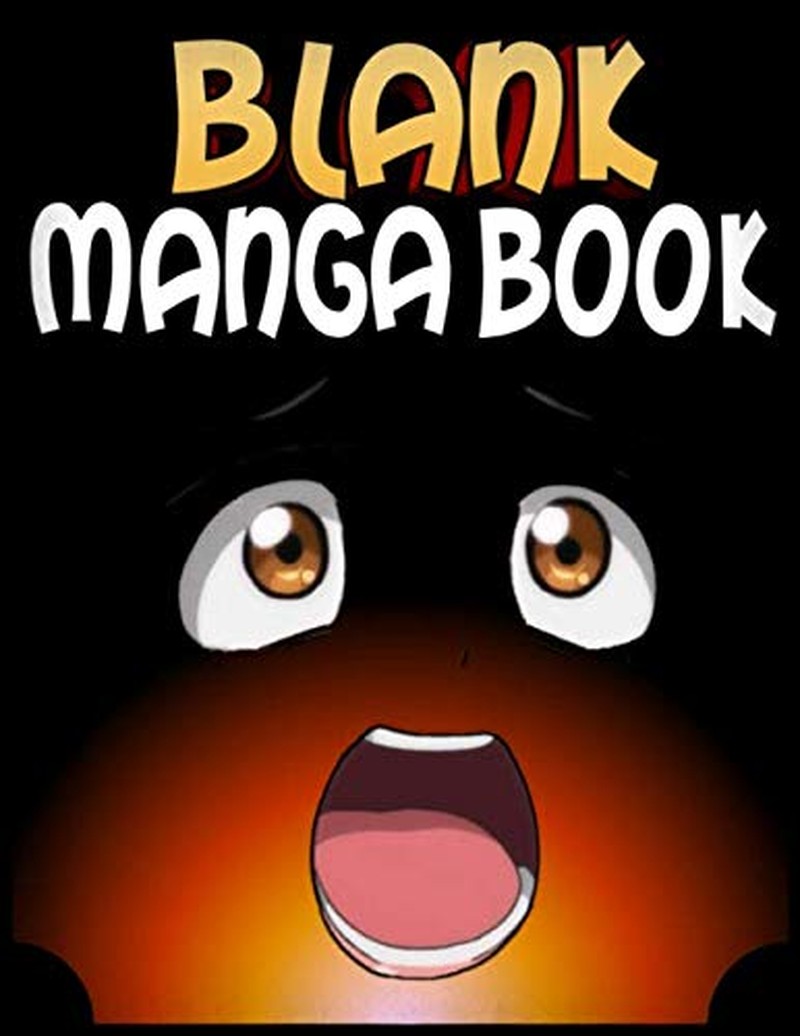 Blank Manga Book: Blank Horror Themed Manga Template Sketchbook for Drawing and Writing Anime Manga Stories. Large 8.5″X11 Black-Paged Paper with a … Great Gift for Seinen and Josei Manga Lovers.