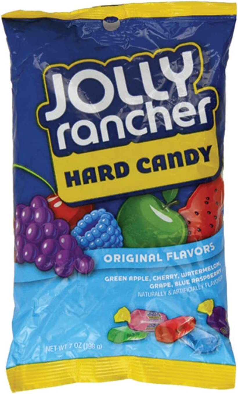 Jolly Rancher Original Hard Candy Fruit Flavours 198G Bag American Candy