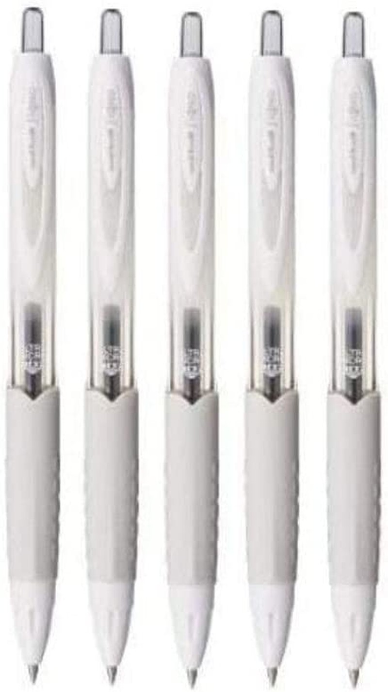 Uni-Ball Signo 307 Retractable Gel Ink Pen, Ultra Micro Point 0.38Mm, Black Ink, UMN-307-38, Value Set