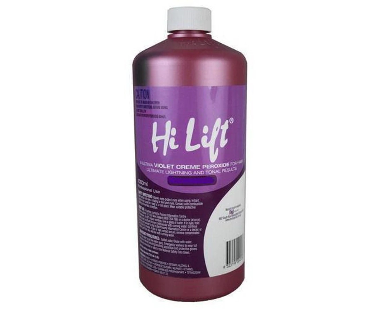 Hi Lift Violet Peroxide 10 Vol 3% 1 Litre 1L Hair Colouring Dye Developer Colour