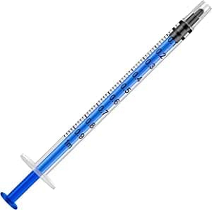 1Ml Syringe with Caps (30 Pieces)