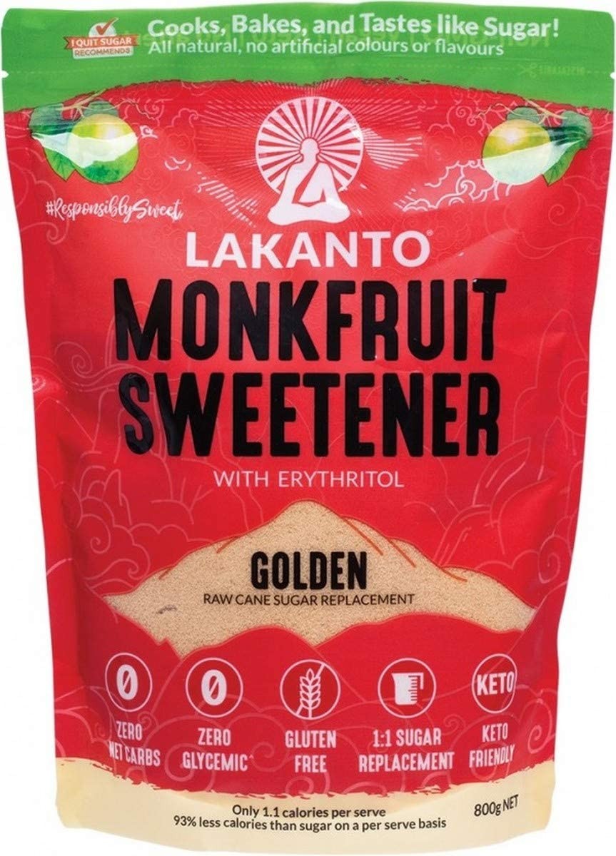 Lakanto Monkfruit Sweetener Golden, 800 G, Golden