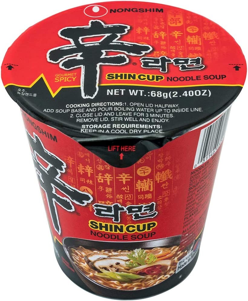 Nong Shim Shin Ramyun Cup 68G (Individual Sale) MS