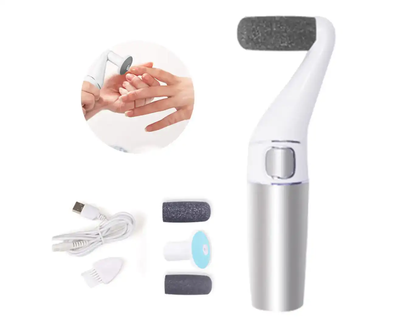 XYMM Foot Scraper Electric Callus Remover,Foot Care Pedicure