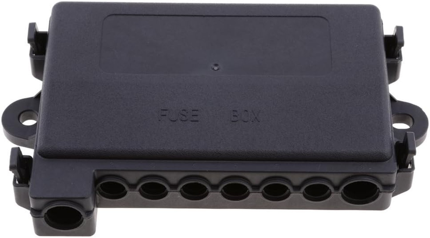 Flameer 7 Way Midi Fuse Holder Box DC 32V Automotive Fuse Block for Auto Ship Marine