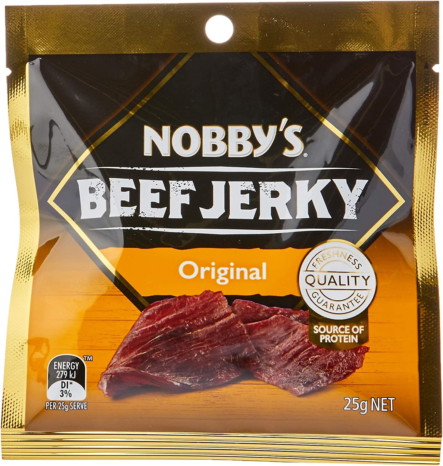 Nobby’S Original Beef Jerky, 12 X 25 Grams